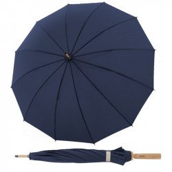NATURE LONG BAMBOO DEEP BLUE - EKO deštník