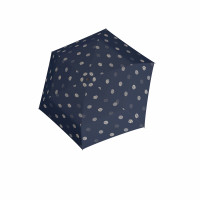 Fiber Havanna TIMELESS BLUE DOTS - dámský skládací deštník