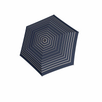Fiber Havanna TIMELESS BLUE STRIPES - dámský skládací deštník