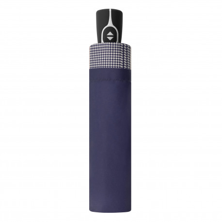 Doppler Fiber Magic Timeless Blue Hahnentritt – dámský plně automatický deštník (obrázek 3)