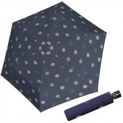 Fiber Magic TIMELESS BLUE DOTS – dámský plně automatický deštník