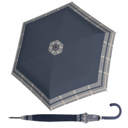 Fiber Flex AC TIMELESS BLUE HAHNENTRITT - dámský holový vystřelovací deštník