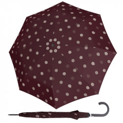 Fiber Flex AC Timeless Red Dots - dámský holový vystřelovací deštník
