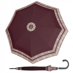 Fiber Flex AC Timeless Red Hahnentritt - dámský holový vystřelovací deštník