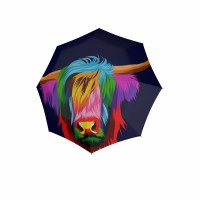 Modern Art Magic Cattle - dámský plně automatický deštník
