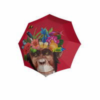 Modern Art Magic Flower Monkey - dámský plně automatický deštník