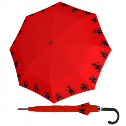 Fiber Flex AC Cats Family Red - dámský holový vystřelovací deštník