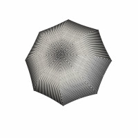 Fiber Flex AC Black&White Traced - dámský holový vystřelovací deštník