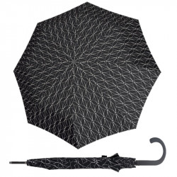 Fiber Flex AC Black&White Rings - dámský holový vystřelovací deštník