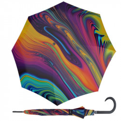 Modern Art Long AC Flowing Colors - holový vystřelovací deštník