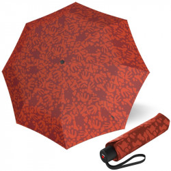 KNIRPS A.050 MEDIUM Organic Magma - elegantní dámský skládací deštník