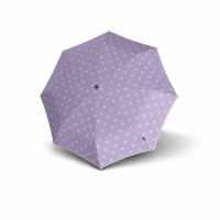 KNIRPS A.200 MEDIUM Dot Art Lavender - elegantní dámský plnoautomatický deštník