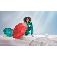 KNIRPS A.200 MEDIUM Organic Magma - elegantní dámský plnoautomatický deštník