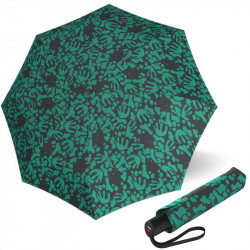 KNIRPS A.200 MEDIUM Organic Neptune - elegantní dámský plnoautomatický deštník