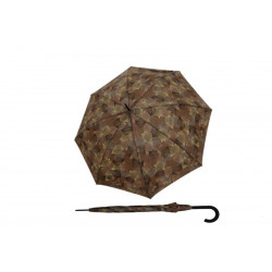 Hit Lang AC Leaves - dámský holový vystřelovací deštník