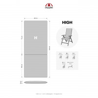 ART 4044 vysoký – polstr na křesla a židle
