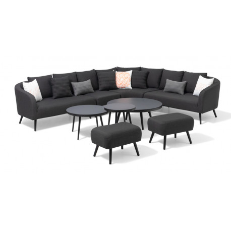 Luxusní zahradní sestava Doppler Melia LIKA, TEX antracit
