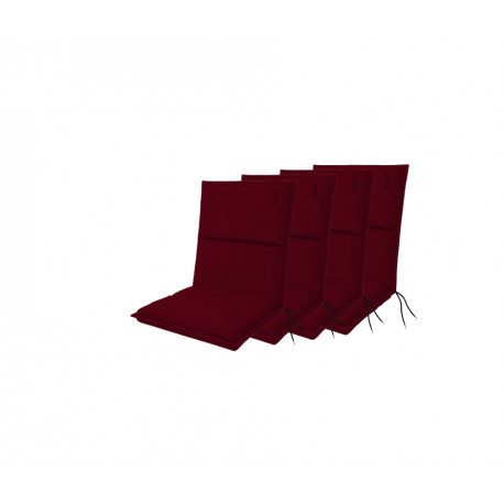 Polstry na křesla a židle, nízké, set 4 ks, Doppler CITY 4413