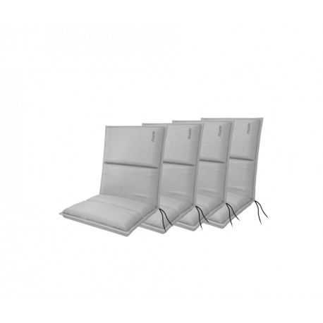 Polstry na křesla a židle, nízké, set 4 ks, Doppler CITY 4418