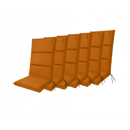 Polstry na křesla a židle, vysoké, set 6 ks, Doppler CITY 4411