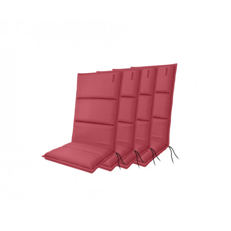 Polstry na křesla a židle, vysoké, set 4 ks, Doppler CITY 4416