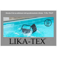 Melia LIKA-TEX® antracit - luxusní zahradní lehátko