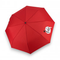 Mini Light Kids Red Love - dětský skládací deštník