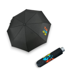 Mini Light Kids Black Hero - dětský skládací deštník