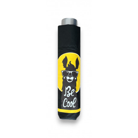 Doppler Mini Light Kids Black Lama - dětský skládací deštník (obrázek 3)