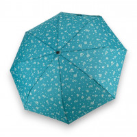 Mini Light Minimally aqua - dámský skládací deštník