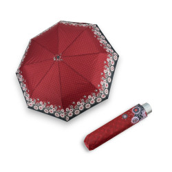 Mini Light Classic berry flowers - dámský skládací deštník
