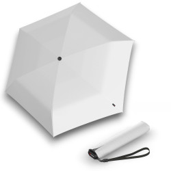 KNIRPS US.050 White - lehký dámský skládací plochý deštník