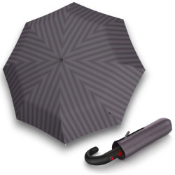 KNIRPS T.260 2LINEUP STONE - elegantní pánský plně automatický deštník