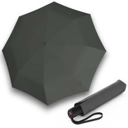 KNIRPS A.200 MEDIUM DARK GREY - elegantní dámský plnoautomatický deštník