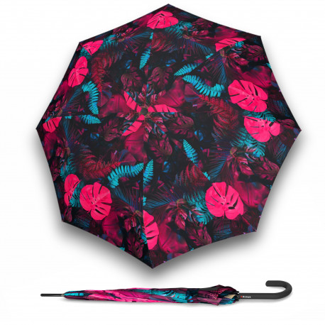 Eko dámský elegantní holový vystřelovací deštník - Knirps T.760 Utopia Magma