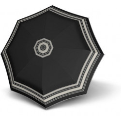 Fiber AC Graphics black Dots - dámský vystřelovací deštník