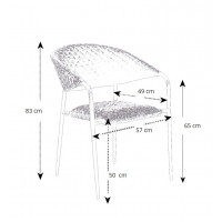 Bergamo Melia Likatex - hliníková sedací souprava 4+1