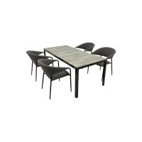 Bergamo Melia Likatex - hliníková sedací souprava 4+1