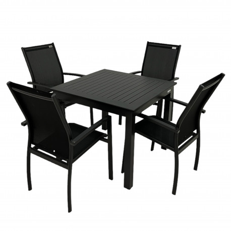 Hliníková sedací souprava 4+1 Doppler EXPERT antracit