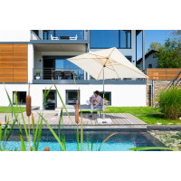 TROLLEY 70 kg - žulový pojízdný stojan pro slunečníky