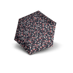 Knirps US.050 ultra light slim manual embracing black  - lehký dámský skládací plochý deštník