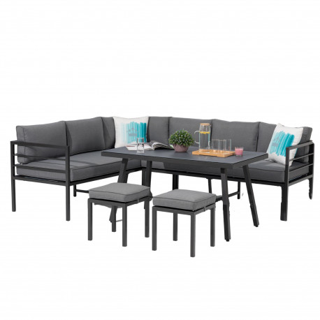 Doppler YORK SET -  zahradní hliníková sedací souprava