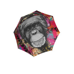 Modern Art Magic Monkey - dámský plně automatický deštník