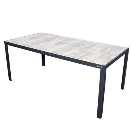 Doppler BERGAMO - hliníkový zahradní stůl 180x90x74 cm - Rozbalené zboží (N607)
