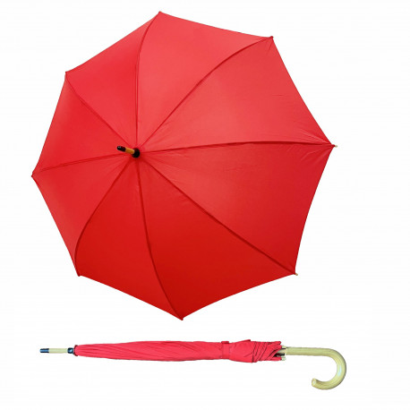 Doppler Bern - holový vystřelovací deštník, červený