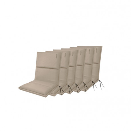 Doppler CITY 4417 nízký - set 6 ks - polstry na křesla a židle