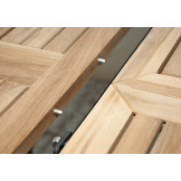 CONCEPT TEAK 4+1 - zahradní sedací souprava (hliník/teakové dřevo)