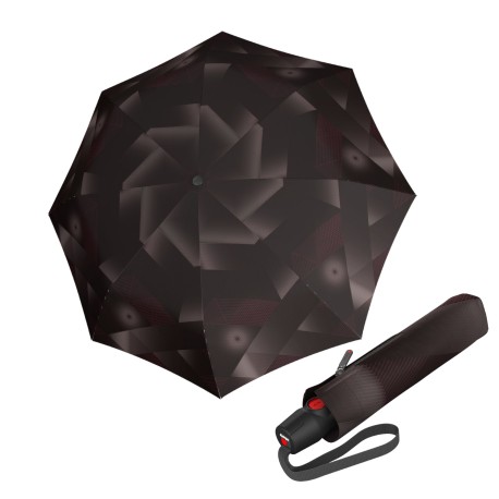 Knirps KNIRPS T.200 Symphony chocolate - elegantní plně automatický deštník
