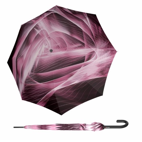 Knirps Knirps T .760 Stick Automatic Aura rose - elegantní holový vystřelovací deštník