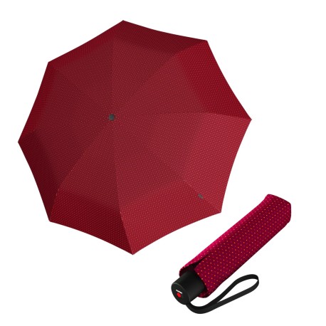 Knirps KNIRPS A.050 MEDIUM Joy red - elegantní dámský skládací deštník